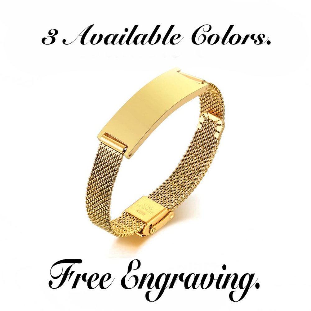 🎉Host Pick🎉 Personalized  Mesh Bracelet for Women.